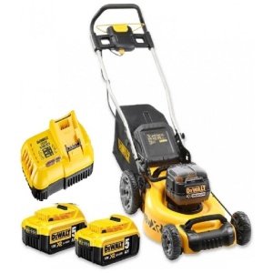 DeWALT DCMW564P2 18V Li-Ion Accu Grasmaaier Set (2x 5.0Ah Accu) Incl. 1 Opvangzak - 55L - 48cm
