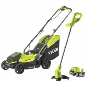 Ryobi ONE+ RLM1833BLT1825M 18V Accu 33cm Grasmaaier&25cm Grastrimmer Kit (incl. 1x 4.0Ah Accu&Lader)