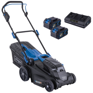 Scheppach Accu Grasmaaierset 2x20V BC-MP380-X (met 2 Accu's)