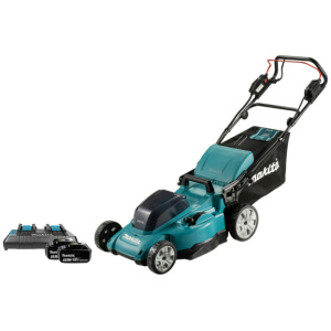 Makita DLM481PT2 (2X18V) Li-Ion Accu Grasmaaier Set (2x 5,0Ah) - 48cm - 62L - 800 M²