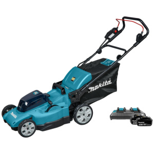 Makita DLM480PT2 (2X18V) Li-Ion Accu Grasmaaier Set (2x 5,0Ah) - 48cm - 62L - 800 M²