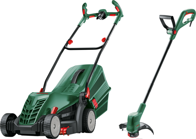 Bosch UniversalRotak 34-405 + Bosch Easygrasscut 23